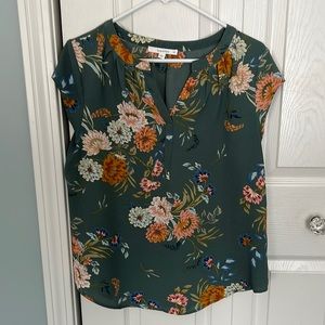 Floral print blouse